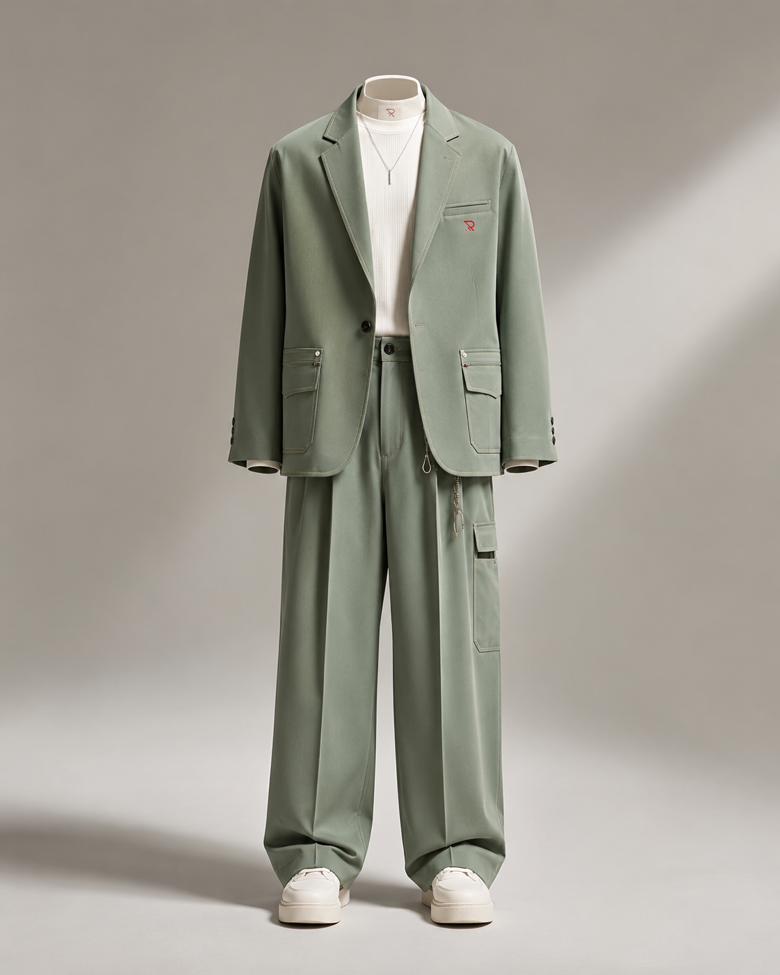 Red Fashion luxury Gen Z suit